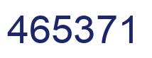 Number 465371 blue image