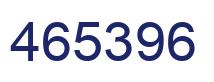 Number 465396 blue image