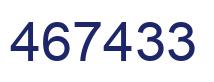 Número 467433 imagen azul