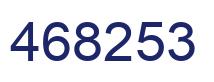 Número 468253 imagen azul