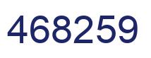 Número 468259 imagen azul