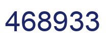 Number 468933 blue image