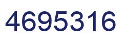 Número 4695316 imagen azul