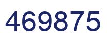 Number 469875 blue image
