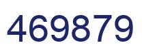 Number 469879 blue image
