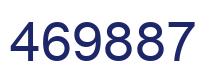 Number 469887 blue image