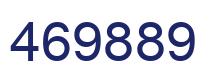 Number 469889 blue image