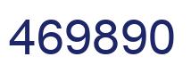 Number 469890 blue image