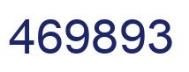 Number 469893 blue image