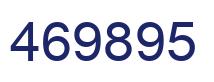 Number 469895 blue image
