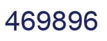 Number 469896 blue image