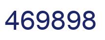 Number 469898 blue image
