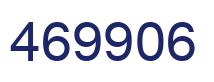 Number 469906 blue image