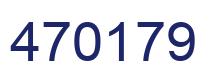 Number 470179 blue image