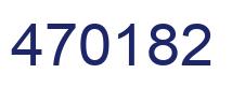 Number 470182 blue image