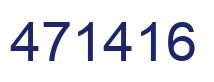 Número 471416 imagen azul