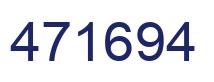 Number 471694 blue image