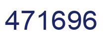 Number 471696 blue image