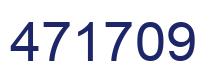 Number 471709 blue image