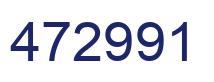 Number 472991 blue image