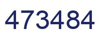 Number 473484 blue image