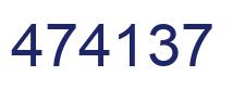 Número 474137 imagen azul