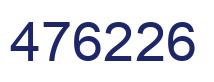 Número 476226 imagen azul