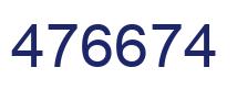 Number 476674 blue image