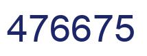 Number 476675 blue image