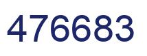 Número 476683 imagen azul