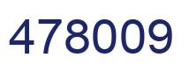 Number 478009 blue image