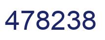 Number 478238 blue image