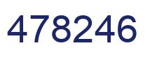 Number 478246 blue image