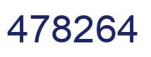 Number 478264 blue image