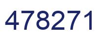 Number 478271 blue image