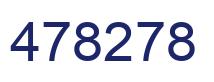 Number 478278 blue image