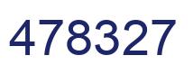 Número 478327 imagen azul