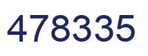 Número 478335 imagen azul