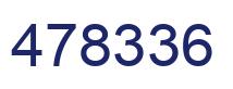 Número 478336 imagen azul
