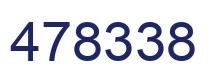Número 478338 imagen azul
