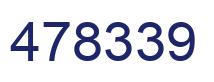 Number 478339 blue image