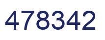 Número 478342 imagen azul