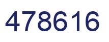 Number 478616 blue image