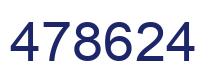 Number 478624 blue image