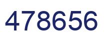 Number 478656 blue image