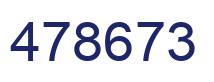 Number 478673 blue image
