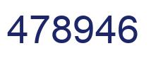 Number 478946 blue image
