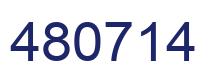 Number 480714 blue image