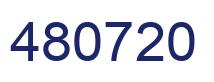 Número 480720 imagen azul