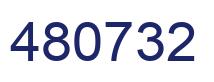 Number 480732 blue image